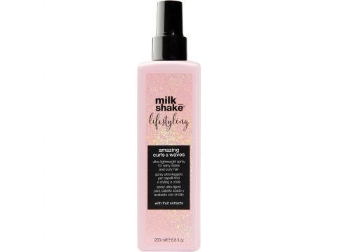 MILK SHAKE AMAZING CURLS & WAVES Nuo drėgmės apsaugantis garbanotų plaukų purškiklis, 200 ml
